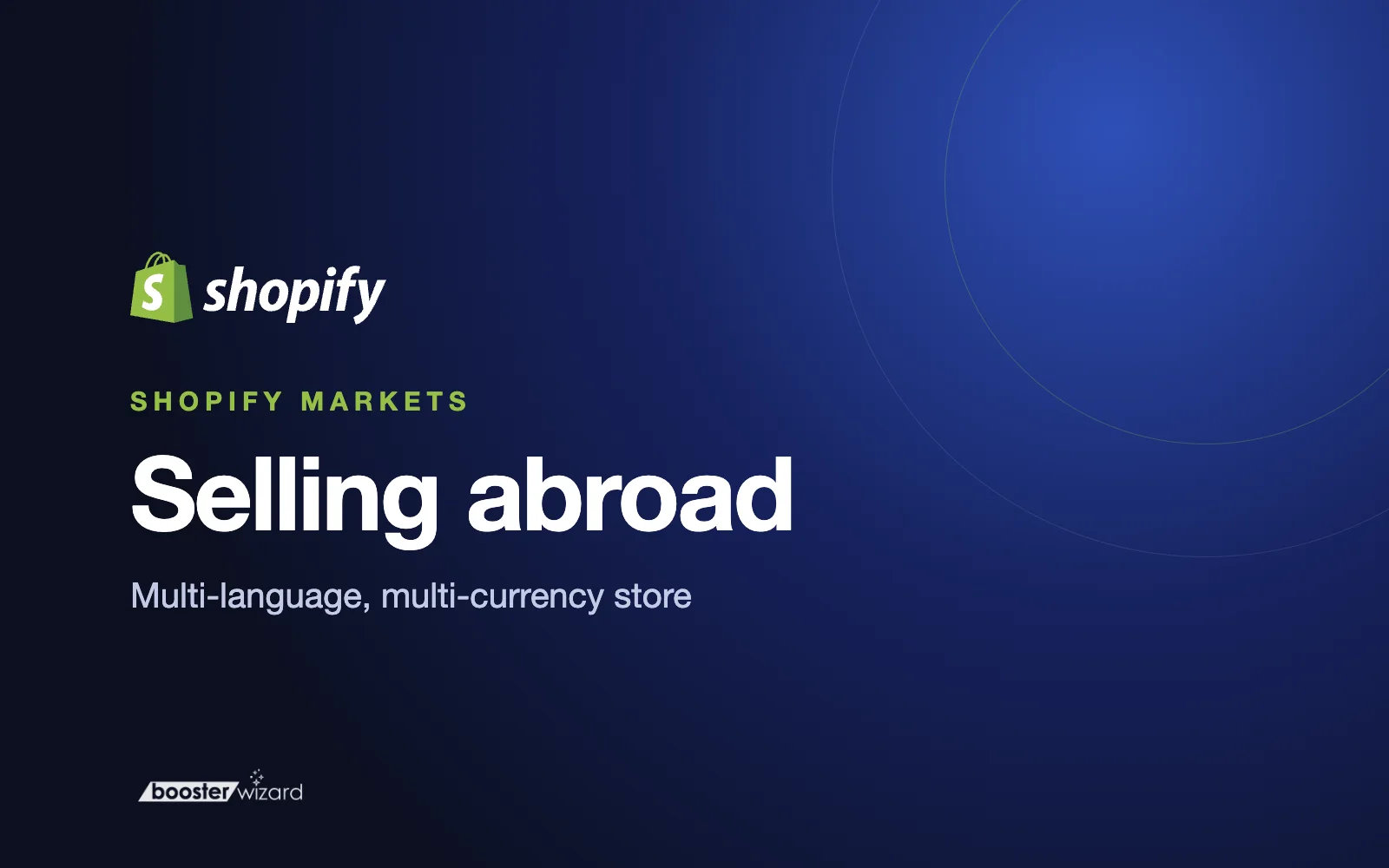 Selling Abroad with Shopify: A Guide to Shopify Markets