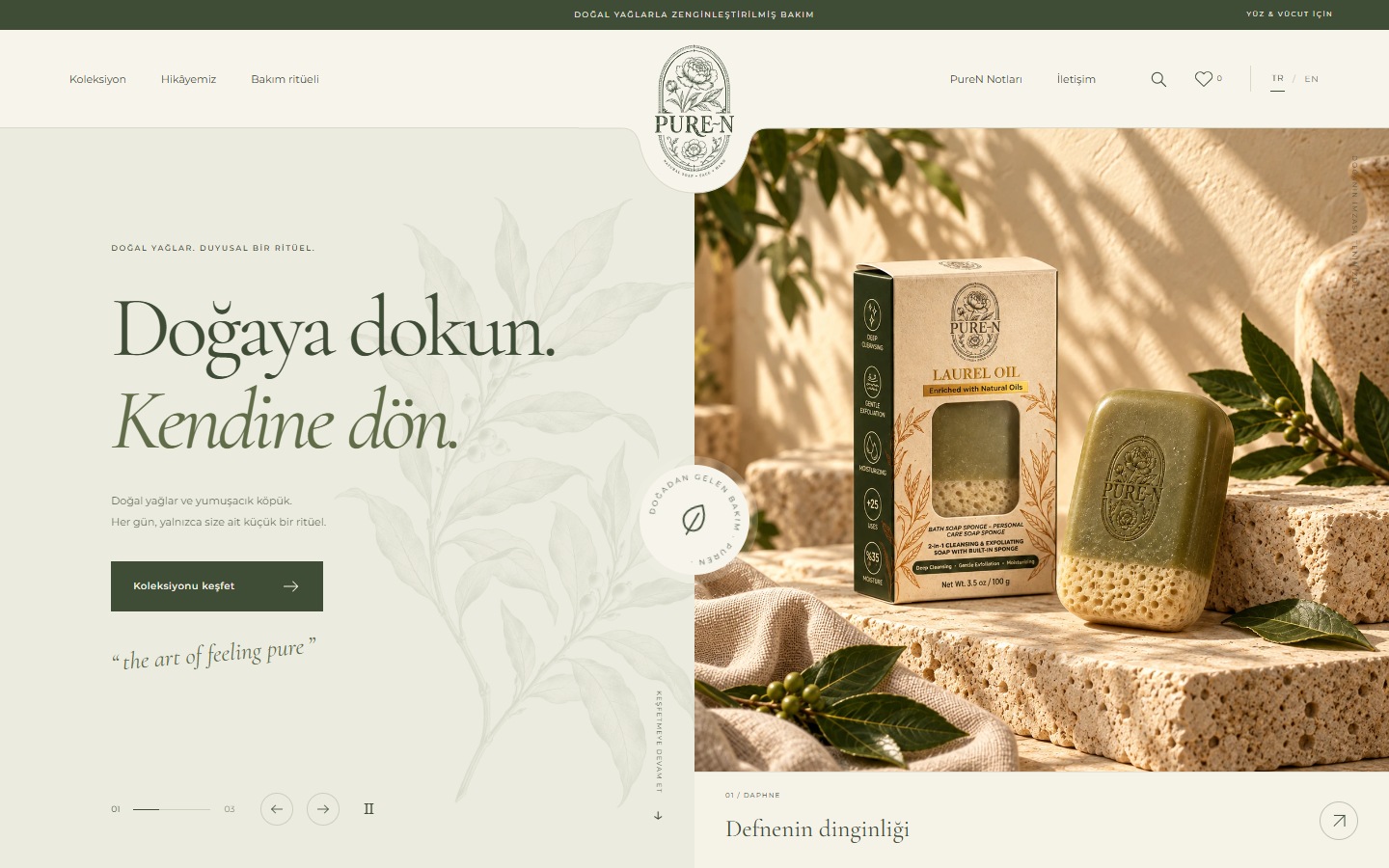 Pure-N · New natural soap website